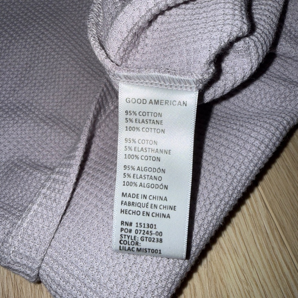 Good American Ribbed Long Sleeve - Picture 2 of 2